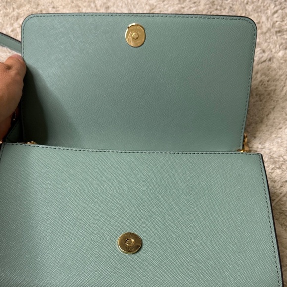 Tory Burch Jitney Green Emerson Combo Crossbody Bag - Picture 7 of 9